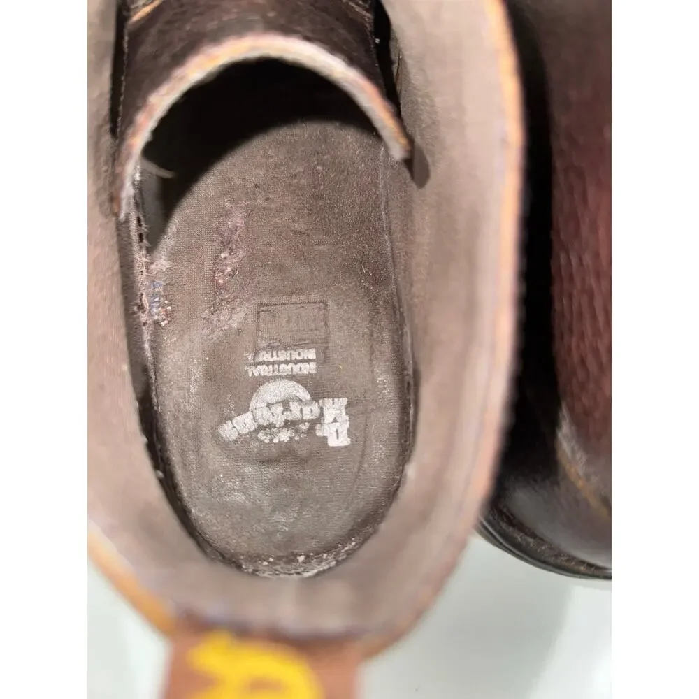 Dr. Martens Sussex Bear Track Chukka Brown Leather Boots Shoes 8M Men